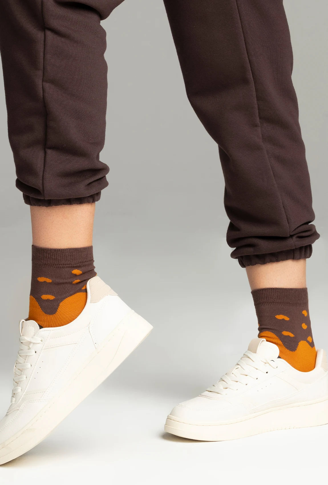 Karmelowe skarpetki Gatta x Wedel 07