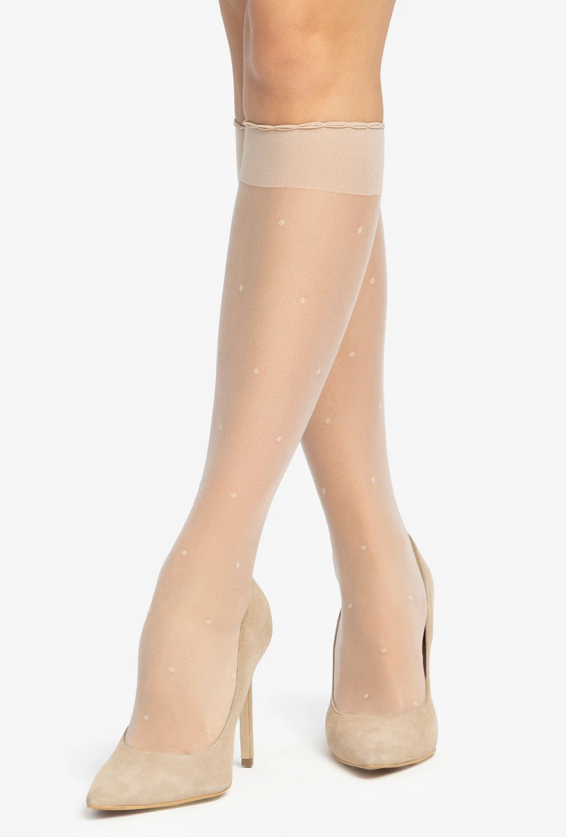 Podkolanówki w kropki Stylove wz. 02 - Gatta