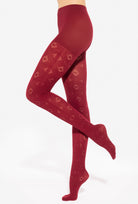 Bordowe rajstopy damskie Fabiane 08