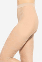 Rajstopy w kwiaty Faria wz. 11