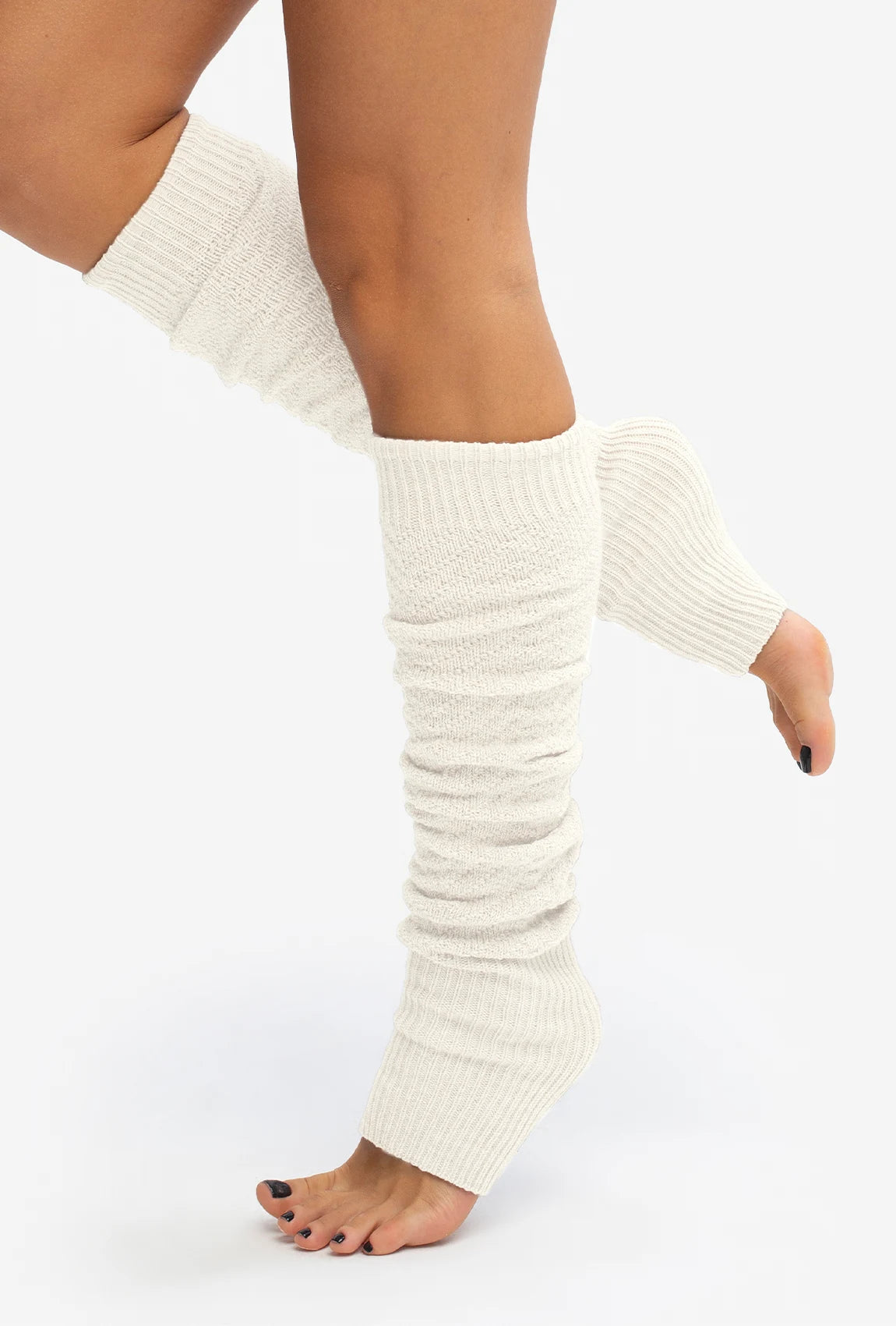 Kremowe getry damskie - Gatta