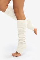 Kremowe getry damskie