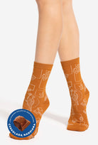 Skarpetki w kolorach czekolady - Gatta x Wedel