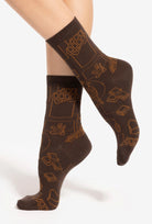 Skarpetki w kolorach czekolady - Gatta x Wedel