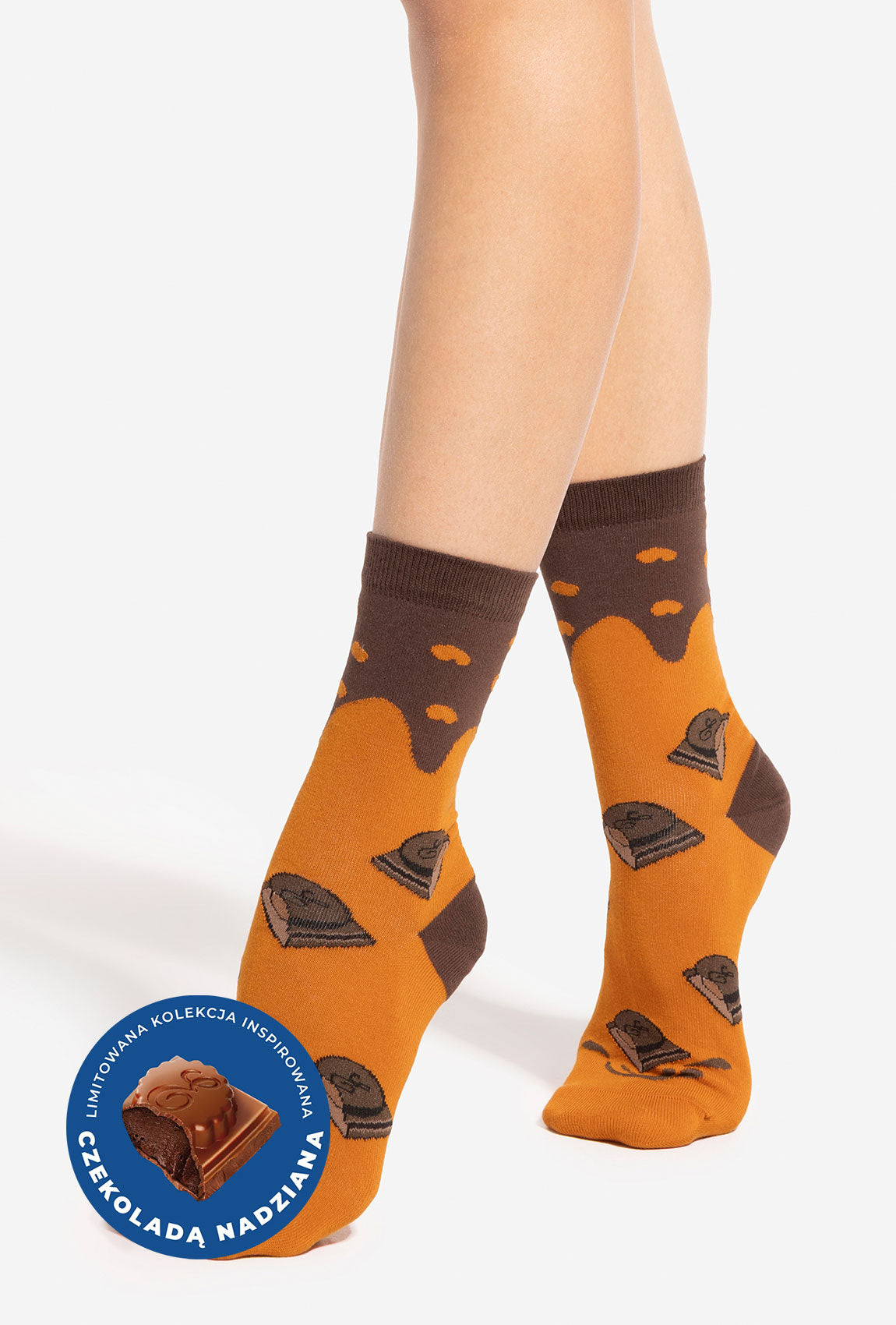 Karmelowe skarpetki Gatta x Wedel 07 - Gatta