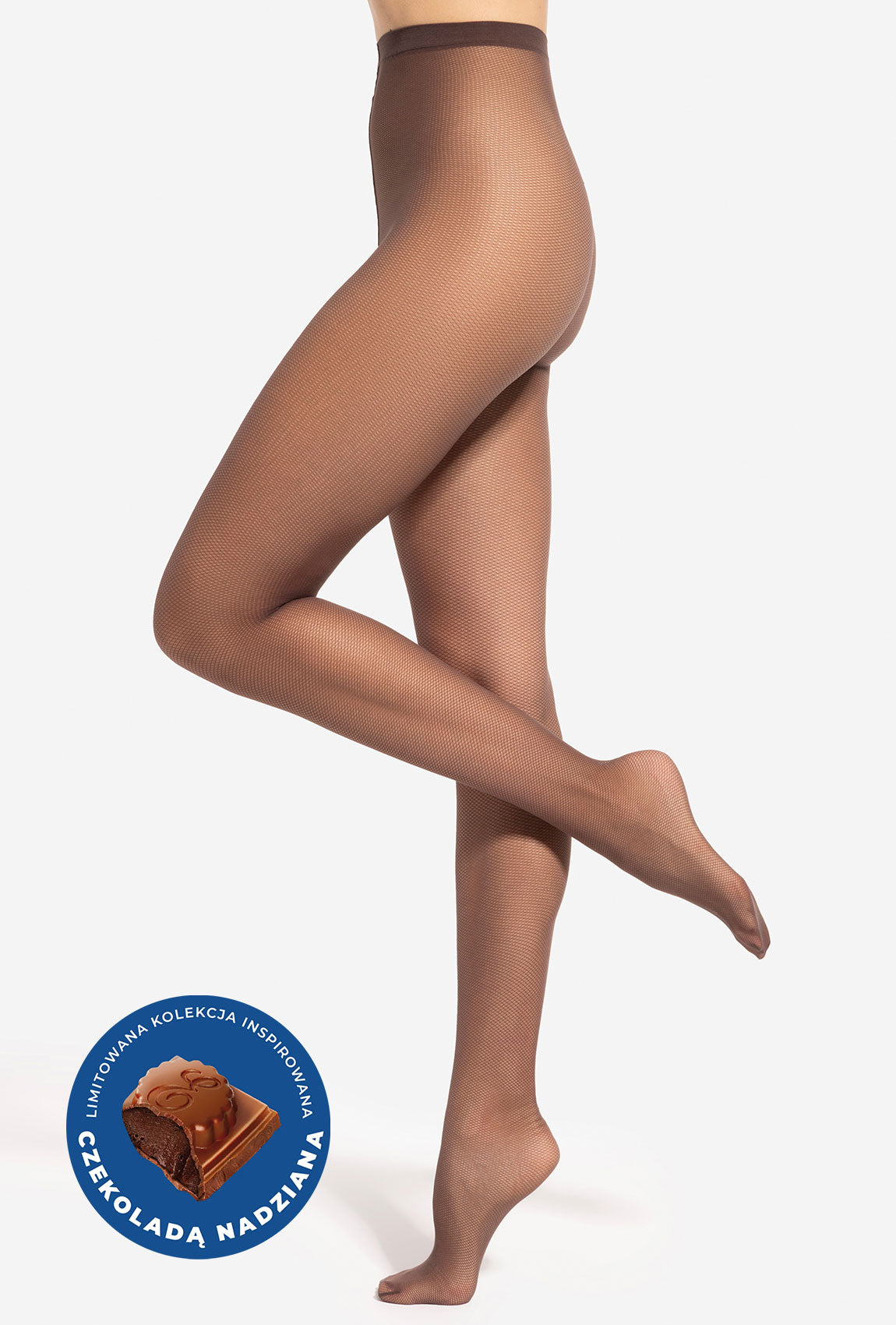 Rajstopy imitujące kabaretki Gatta x Wedel