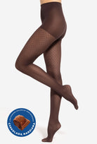 Rajstopy w kolorze gorzkiej czekolady Gatta x Wedel