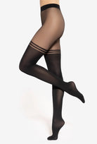 Rajstopy jak pończochy Girl-up 50