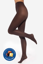 Gładkie rajstopy damskie w odcieniach czekolady – Gatta x Wedel