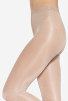 Beżowe rajstopy z błyskiem Iluminate