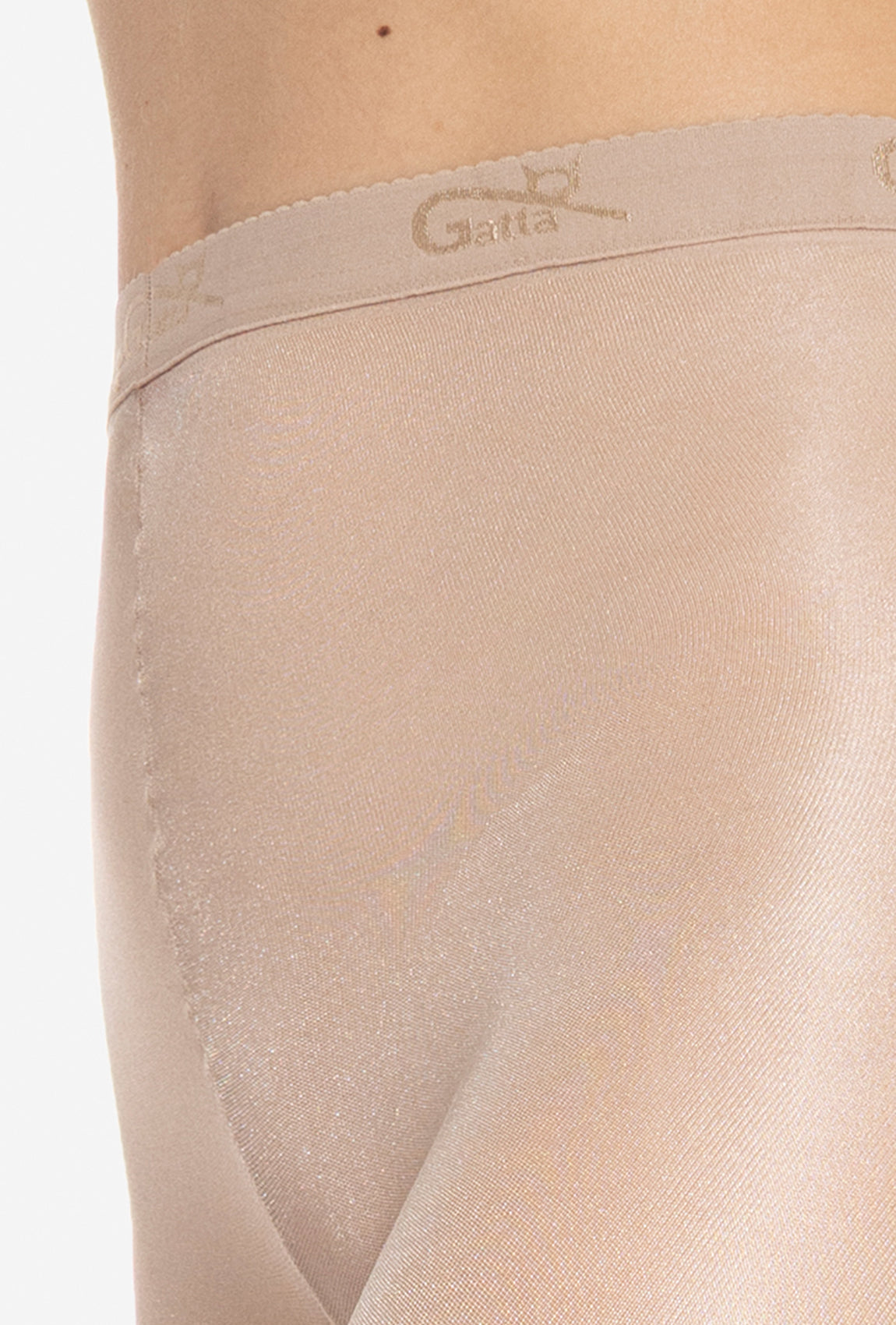 Beżowe rajstopy z błyskiem Iluminate - Gatta