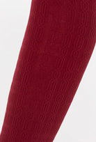 Bordowe zakolanówki 01