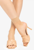 2-pak skarpetek rajstopowych Lycra