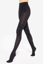 Czarne rajstopy wzorowane Tiffany wz. 24