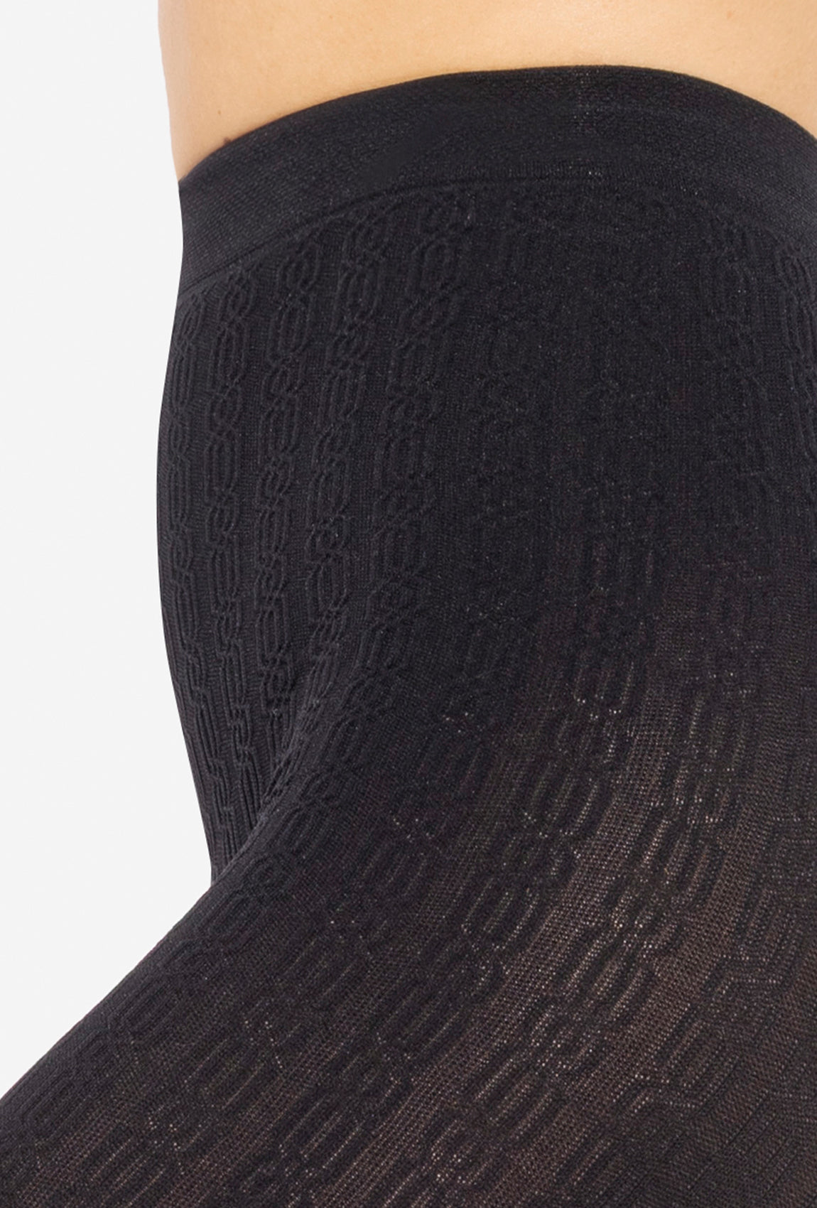 Czarne rajstopy wzorowane Tiffany wz. 24 - Gatta