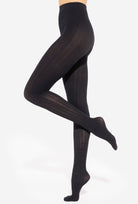 Czarne rajstopy wzorowane Tiffany wz. 24