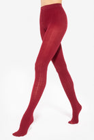 Bordowe rajstopy damskie Tiffany wz. 24