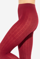 Bordowe rajstopy damskie Tiffany wz. 24