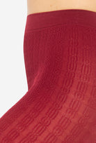 Bordowe rajstopy damskie Tiffany wz. 24