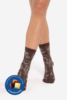 Skarpetki w kolorach czekolady - Gatta x Wedel