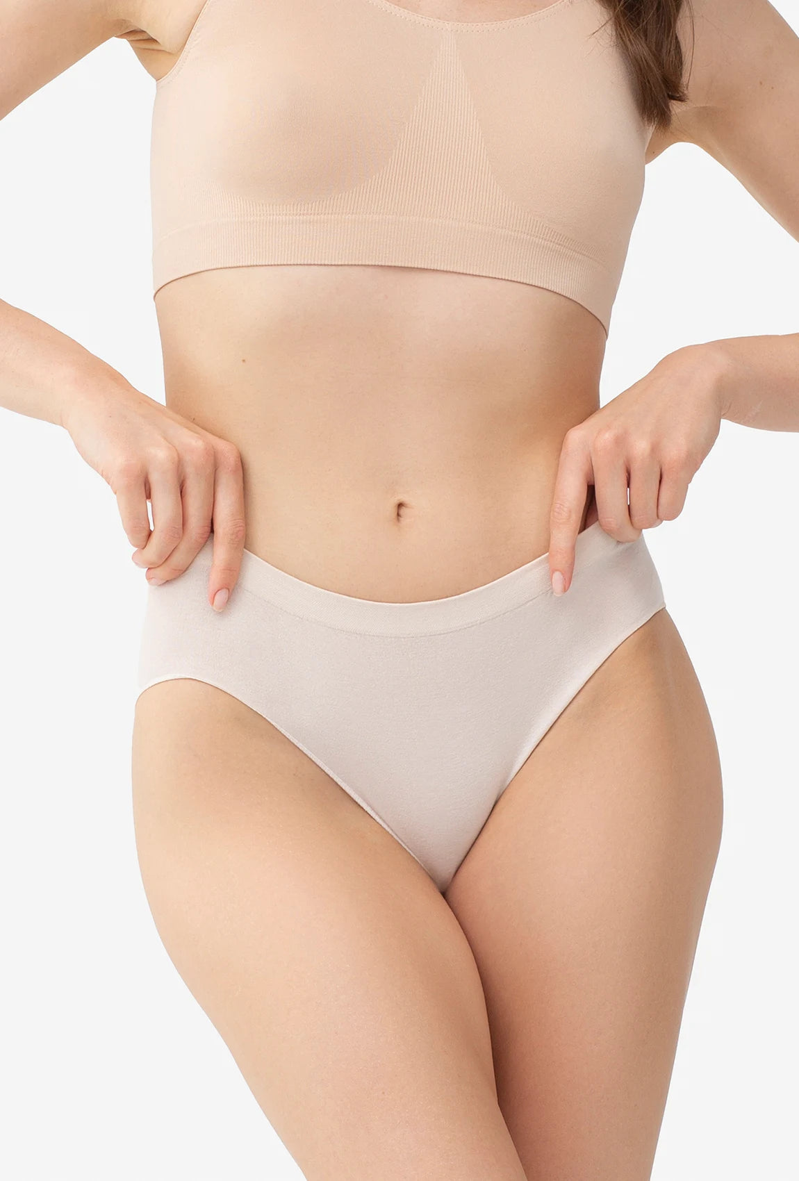 Majtki bawełniane bezszwowe Bikini Cotton - Gatta
