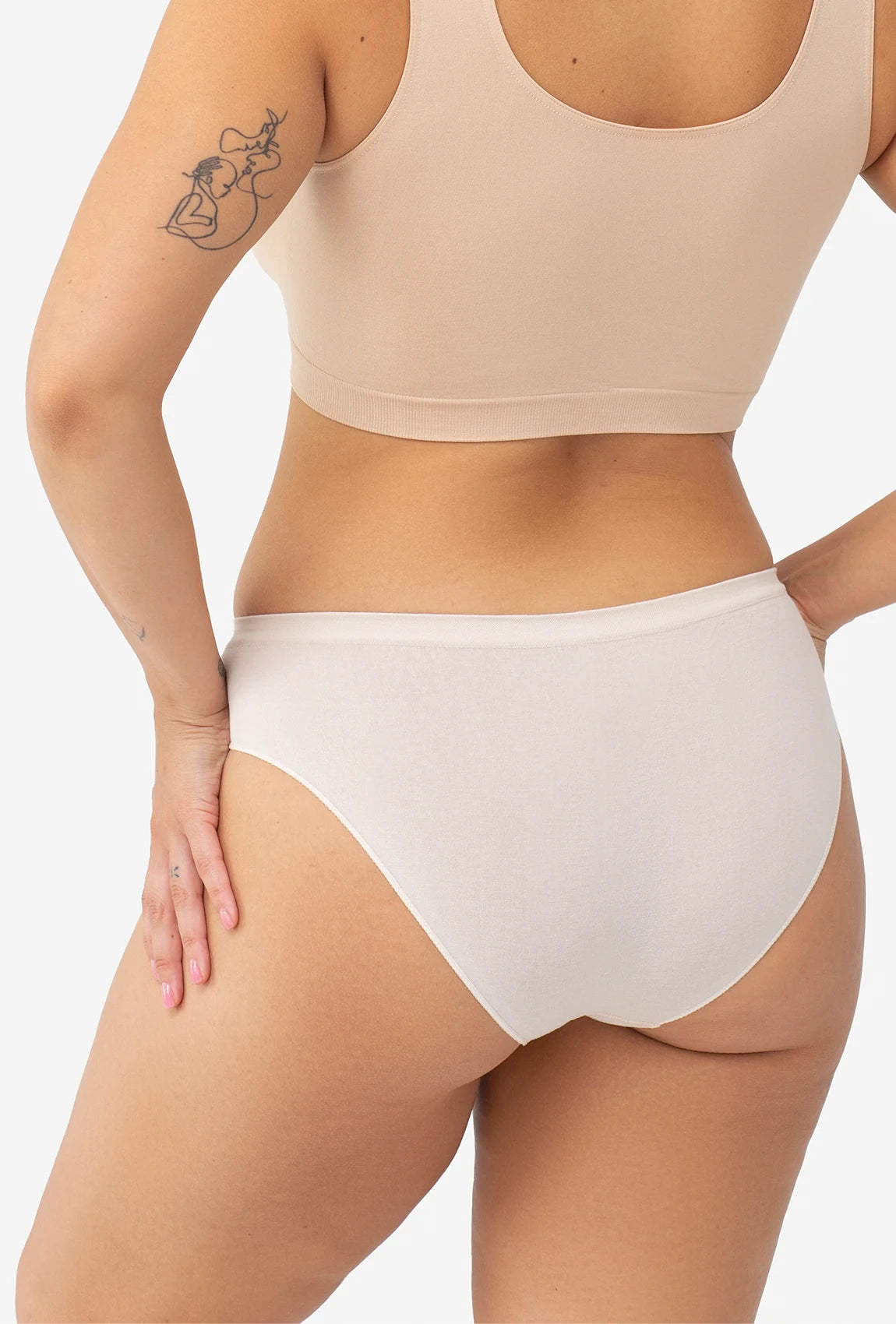 Majtki bawełniane bezszwowe Bikini Cotton - Gatta