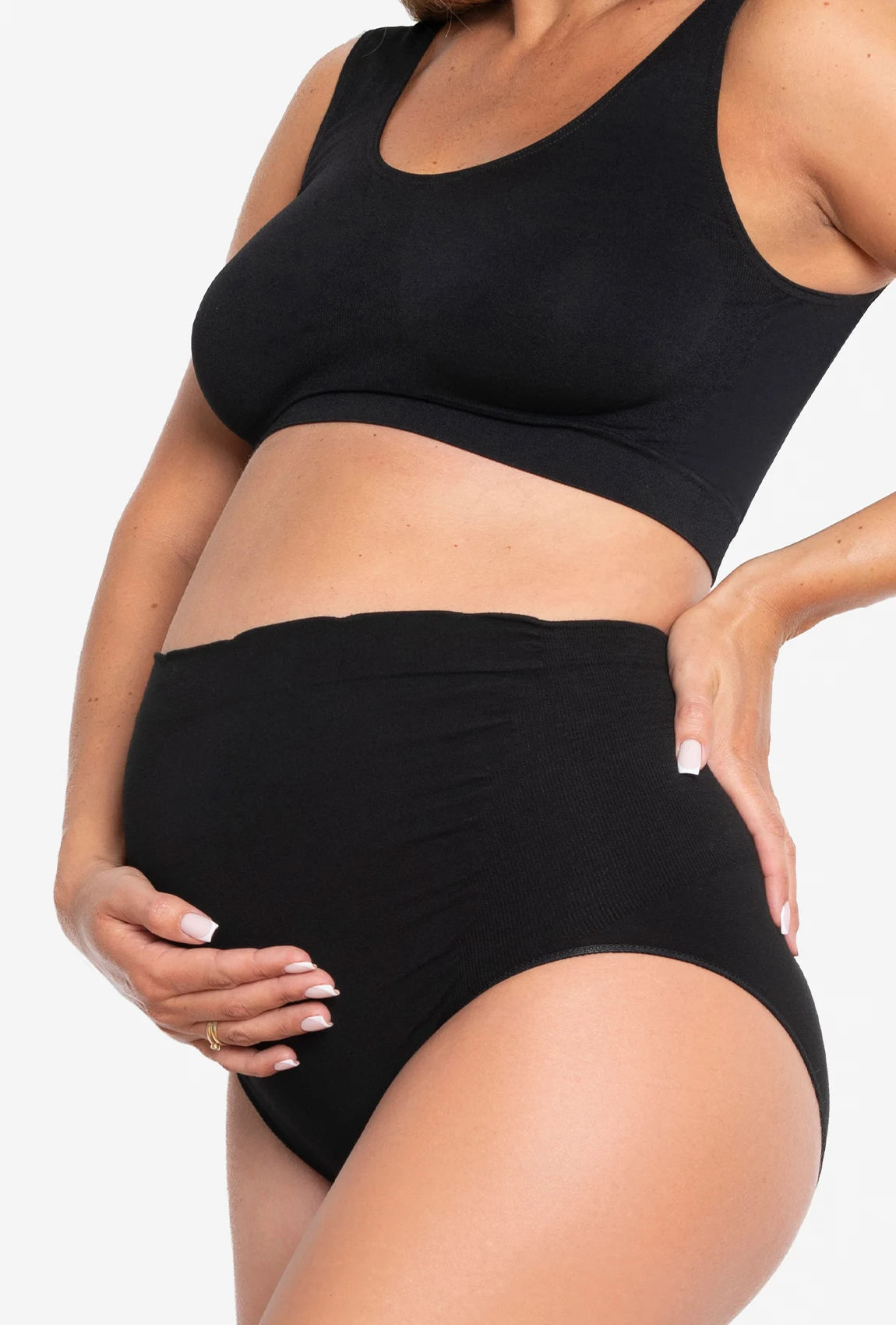 Bawełniane majtki ciążowe Mamma