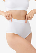 Majtki cięte laserowo z wysokim stanem Bikini Thalia Softi