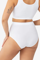 Majtki cięte laserowo z wysokim stanem Bikini Thalia Softi