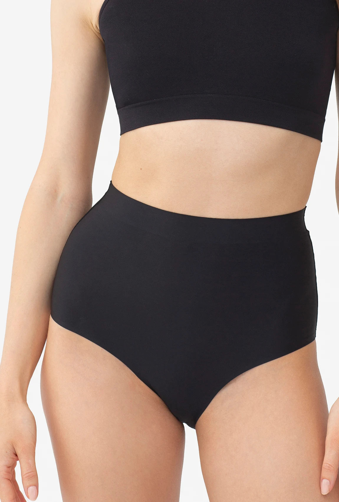 Majtki cięte laserowo z wysokim stanem Bikini Thalia Softi