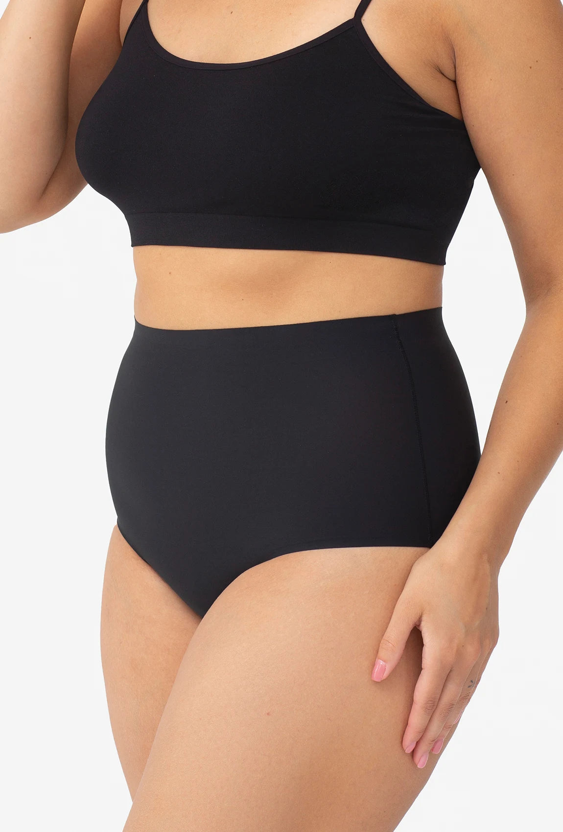 Majtki cięte laserowo z wysokim stanem Bikini Thalia Softi - Gatta