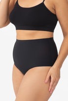 Majtki cięte laserowo z wysokim stanem Bikini Thalia Softi