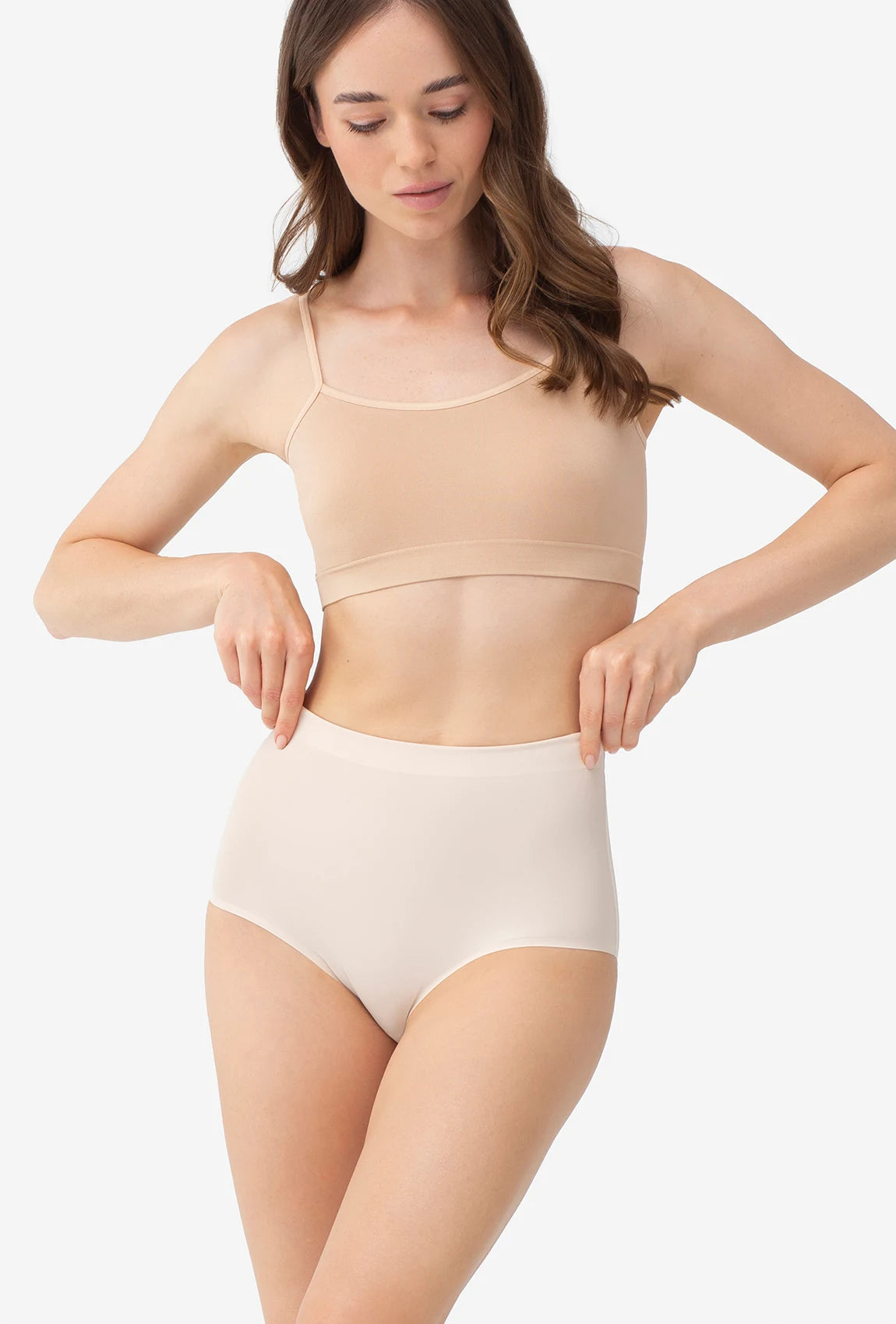 Majtki cięte laserowo z wysokim stanem Bikini Thalia Softi - Gatta