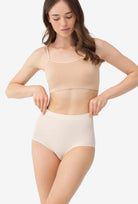 Majtki cięte laserowo z wysokim stanem Bikini Thalia Softi