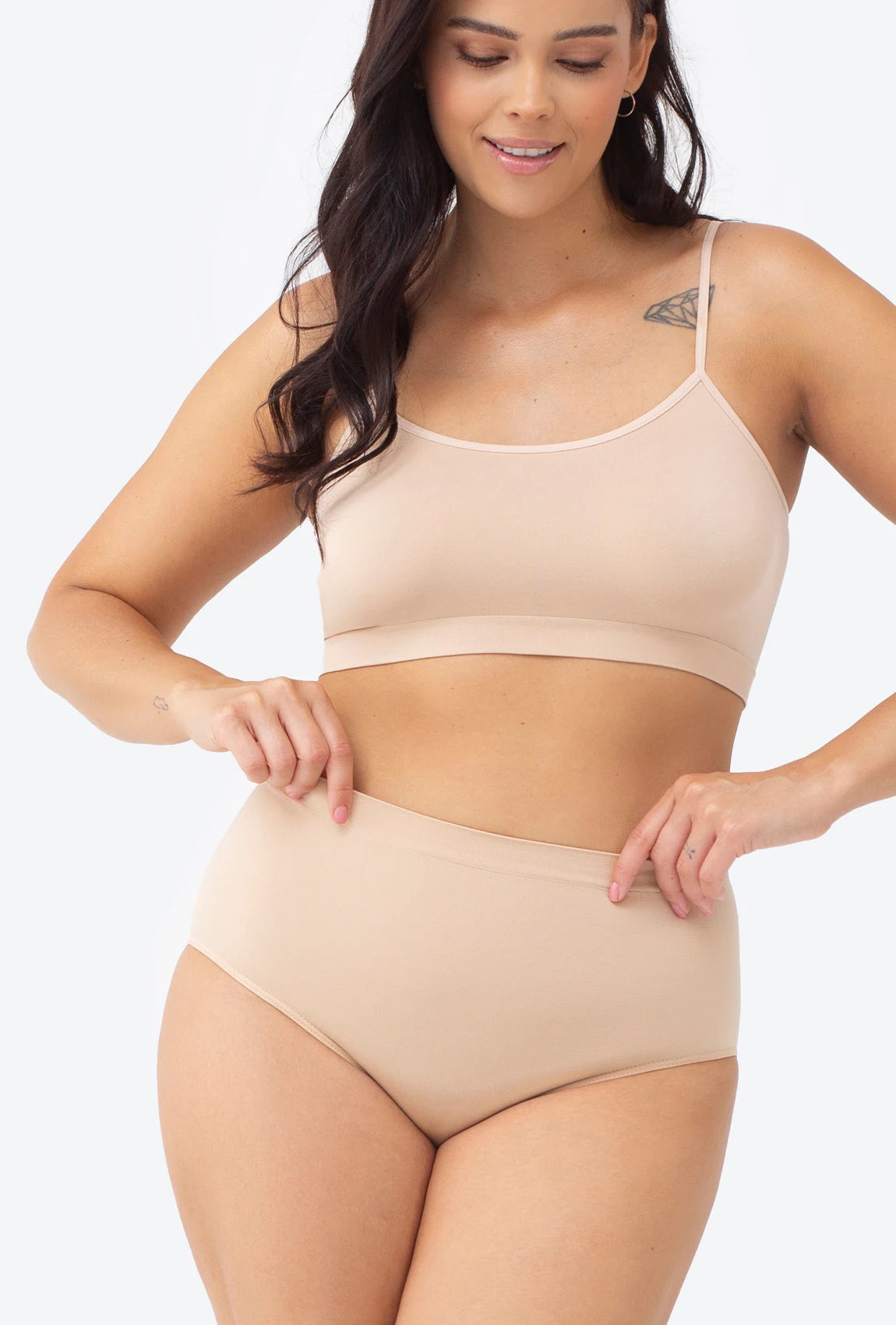 Majtki bezszwowe z wysokim stanem Bikini Thalia Classic - Gatta