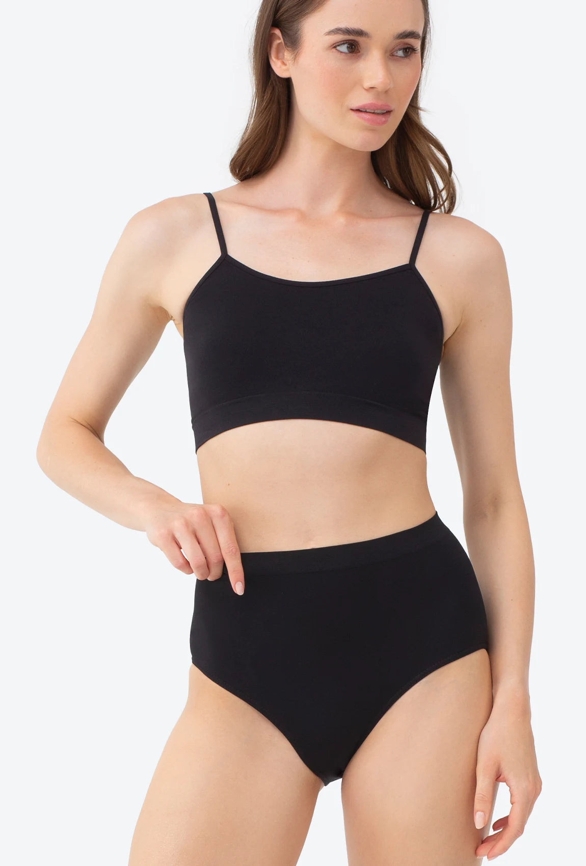 Majtki bezszwowe z wysokim stanem Bikini Thalia Classic - Gatta