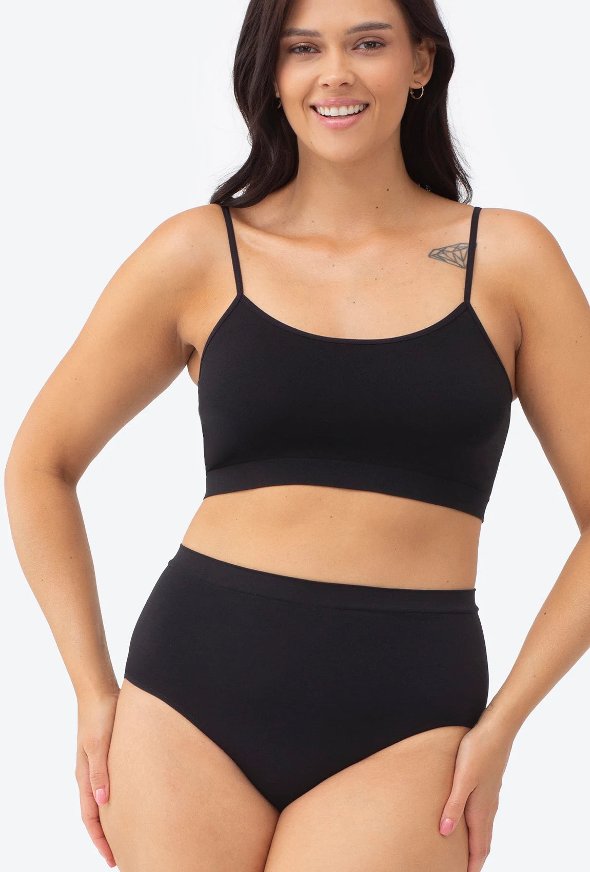 Majtki bezszwowe z wysokim stanem Bikini Thalia Classic - Gatta