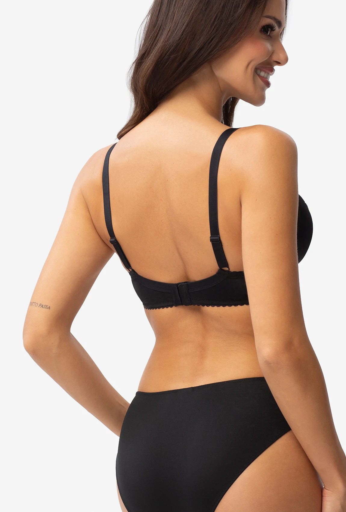 Czarny biustonosz Agnese - Gatta