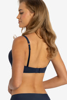 Granatowy biustonosz push-up Amore