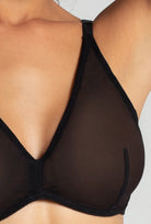 Biustonosz z miękkiej siatki Cherie