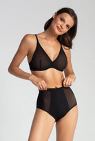 Biustonosz z miękkiej siatki Cherie