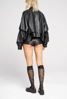 Czarne podkolanówki Bloom z kolekcji Zień x Gatta