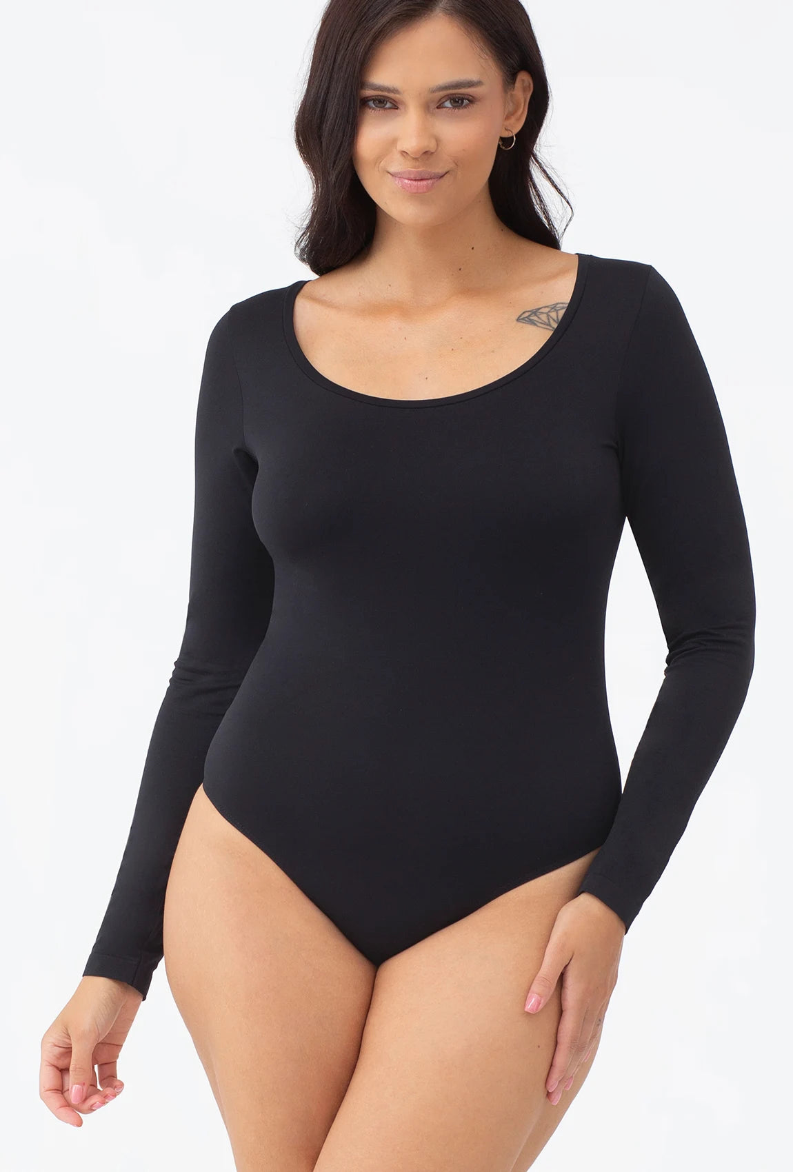 Body bezszwowe z długim rękawem Body Perfect - Gatta