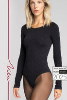 Czarne body Monogram z kolekcji Zień x Gatta