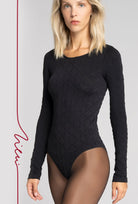 Czarne body Monogram z kolekcji Zień x Gatta