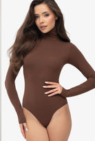 Dopasowane body z golfem Invisible skin