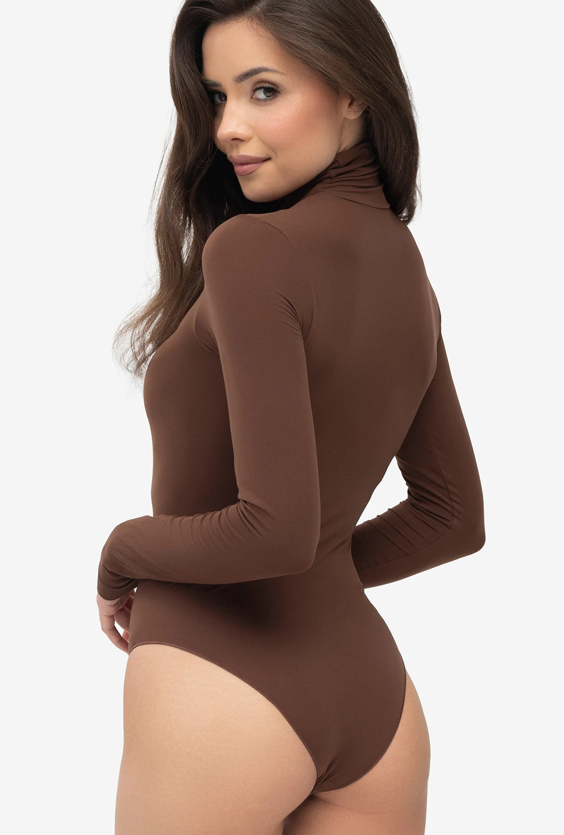 Dopasowane body z golfem Invisible skin - Gatta