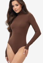 Dopasowane body z golfem Invisible skin