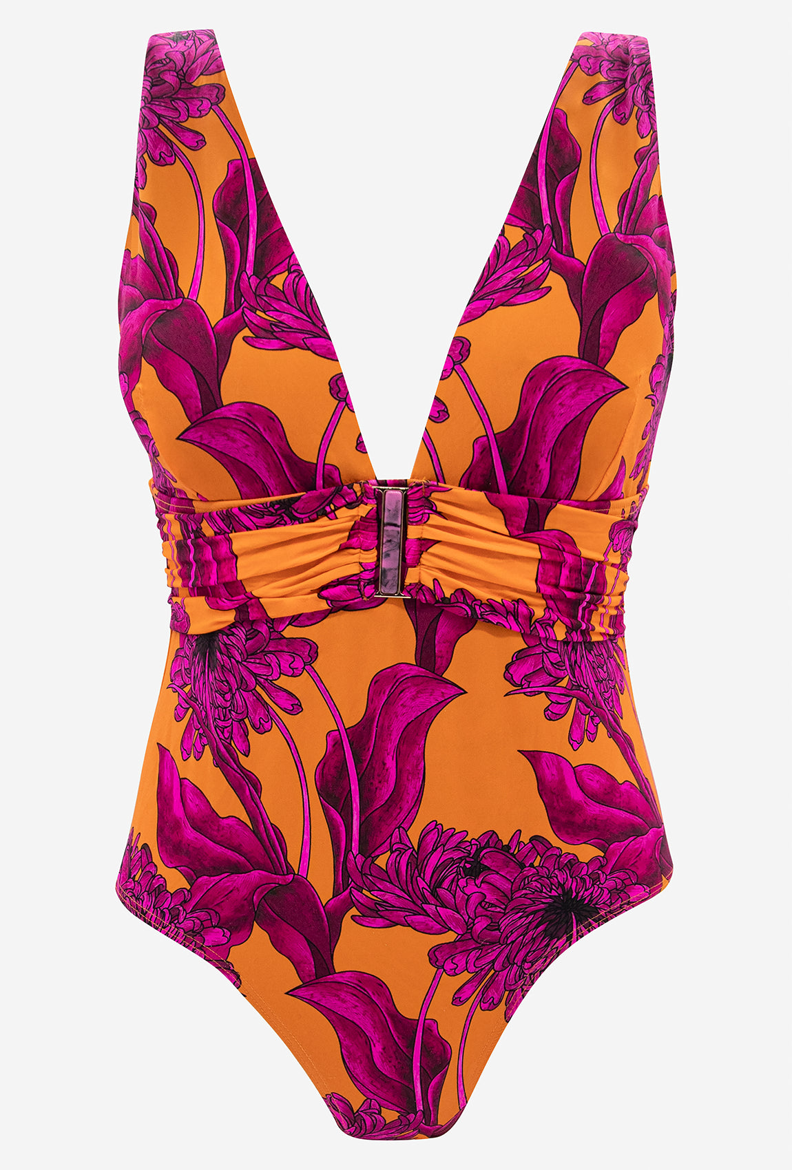 Jednoczęściowy strój kąpielowy w kwiaty Botanica - Gatta