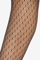 Czarne rajstopy ażurowe Brigitte 15